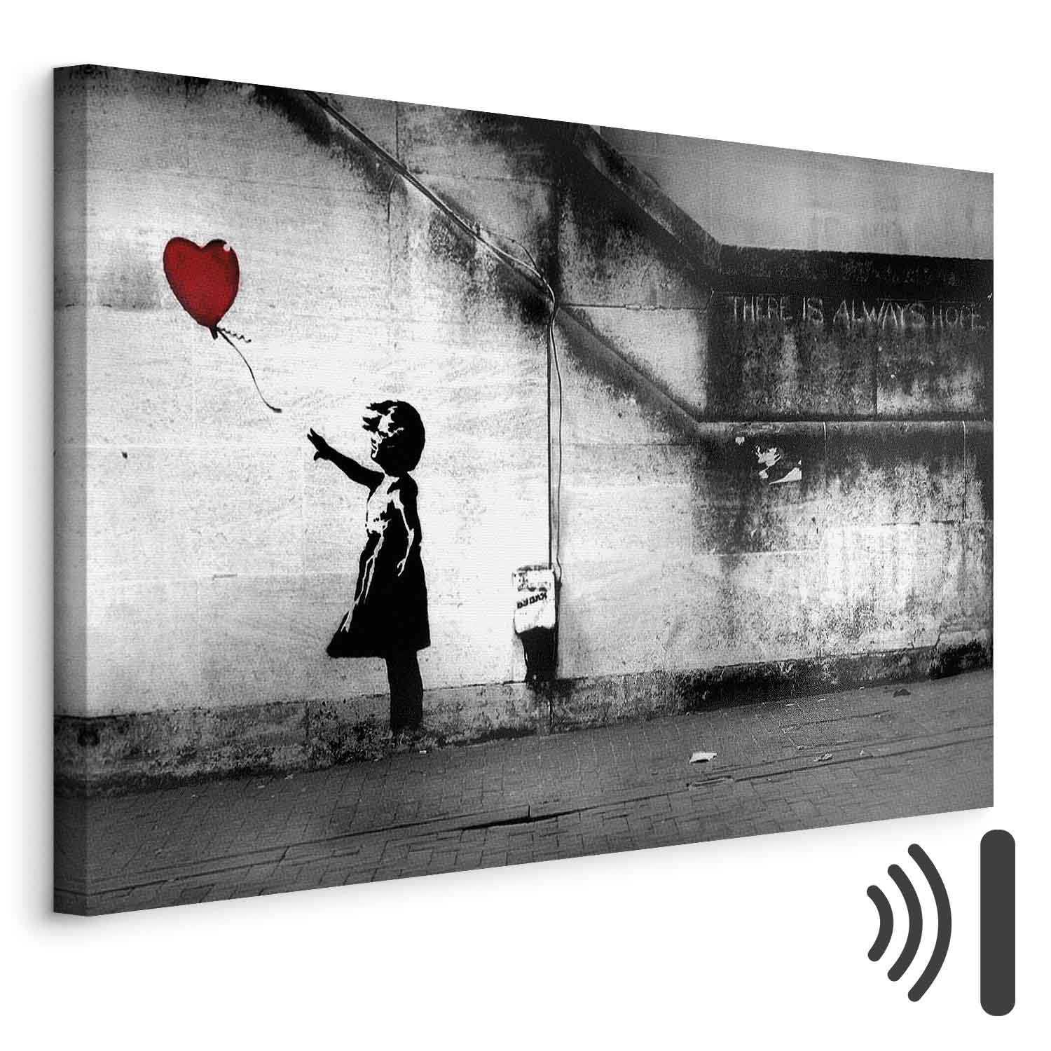 Leinwandbild - hope (Banksy)