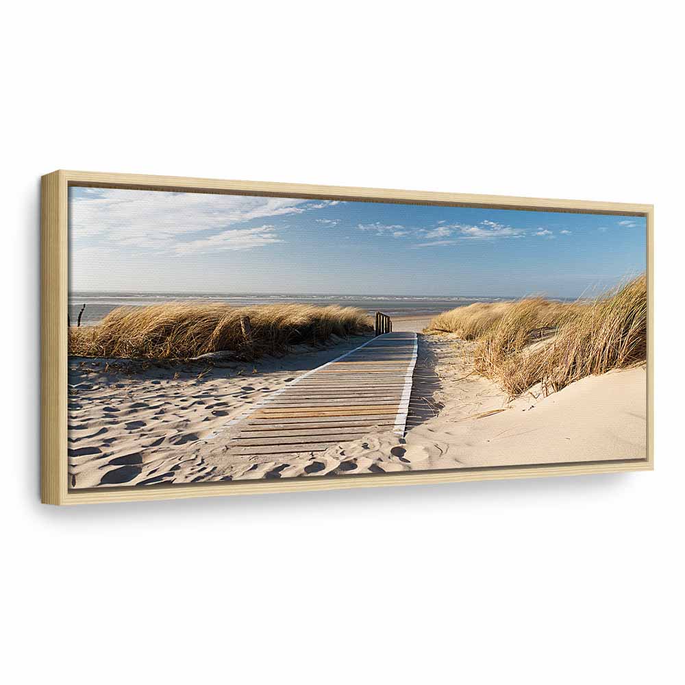 Leinwandbild - Wild Beach