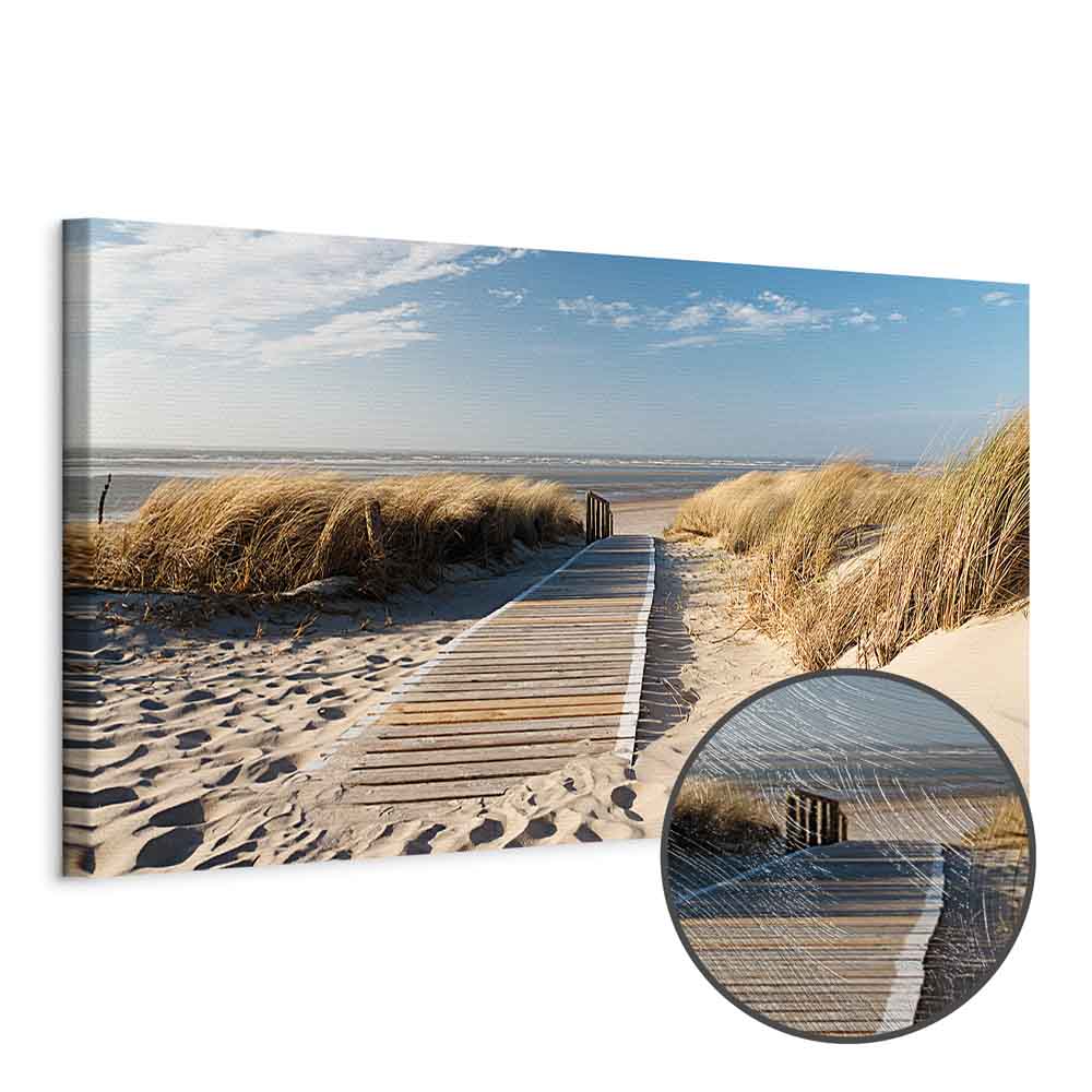 Leinwandbild - Wild Beach