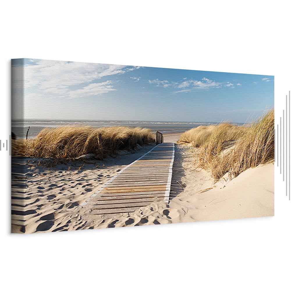 Leinwandbild - Wild Beach