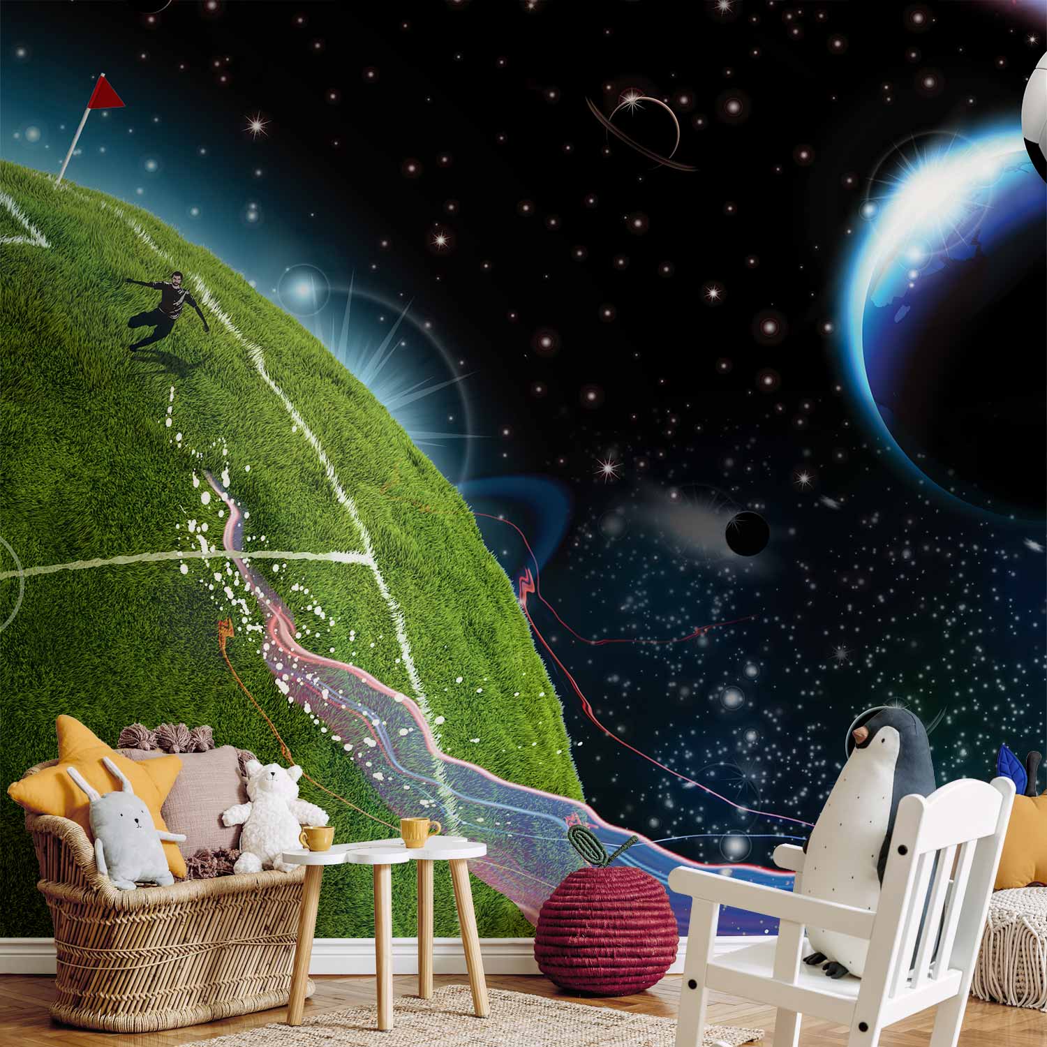 Fototapete - Space match