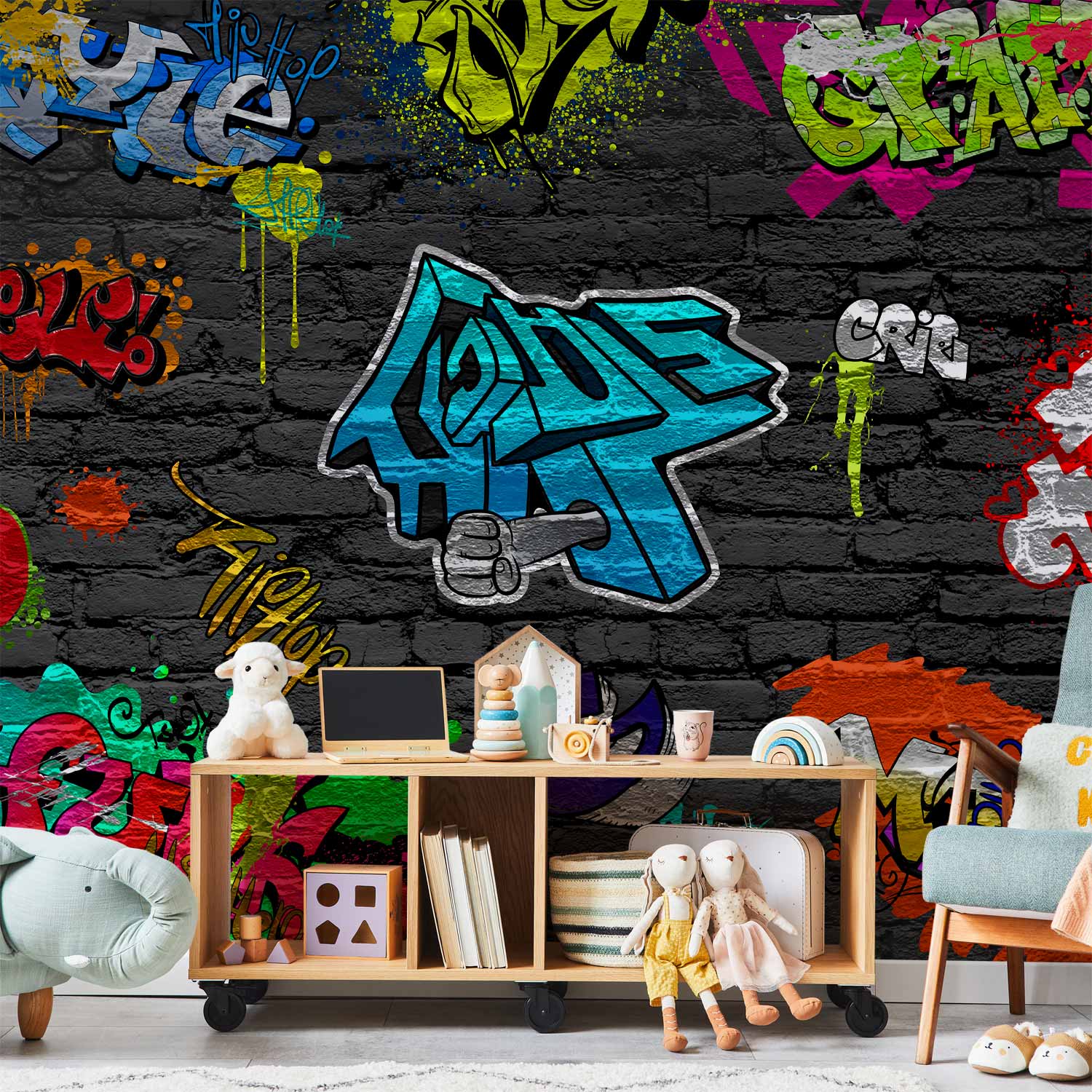 Fototapete - Graffiti wall