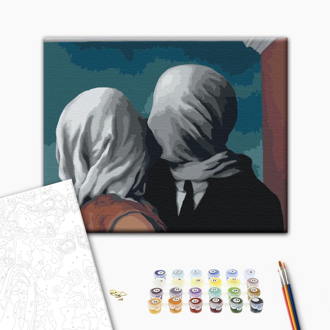 Malen nach Zahlen - Anonymous kiss