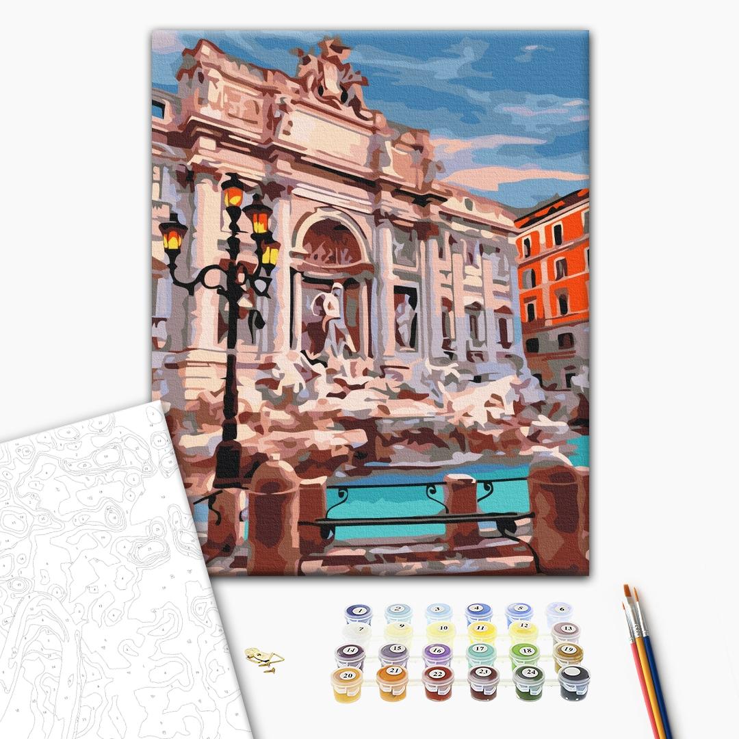 Malen nach Zahlen - Trevi Fountain