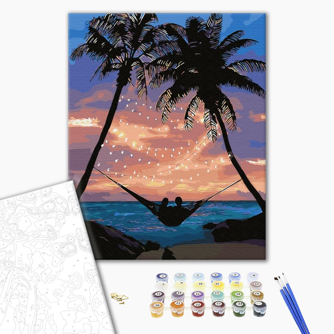 Malen nach Zahlen - Romantic moments in paradise