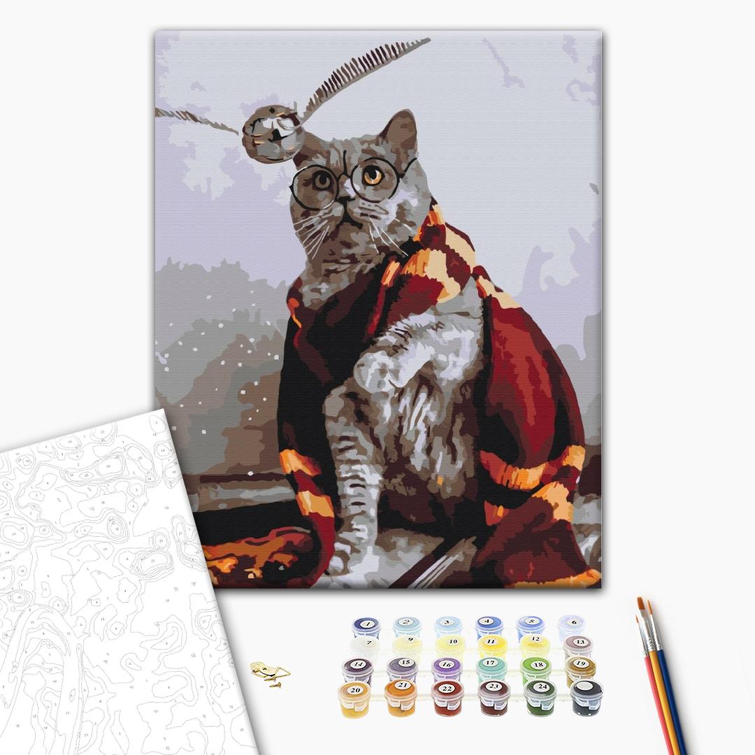 Malen nach Zahlen - Magical cat