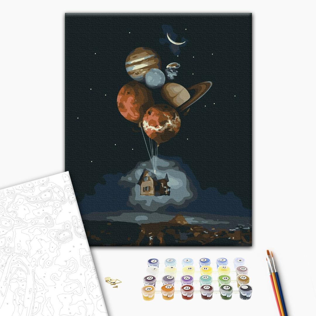 Malen nach Zahlen - Cosmic home