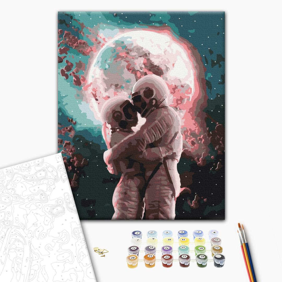 Malen nach Zahlen - To the moon and back