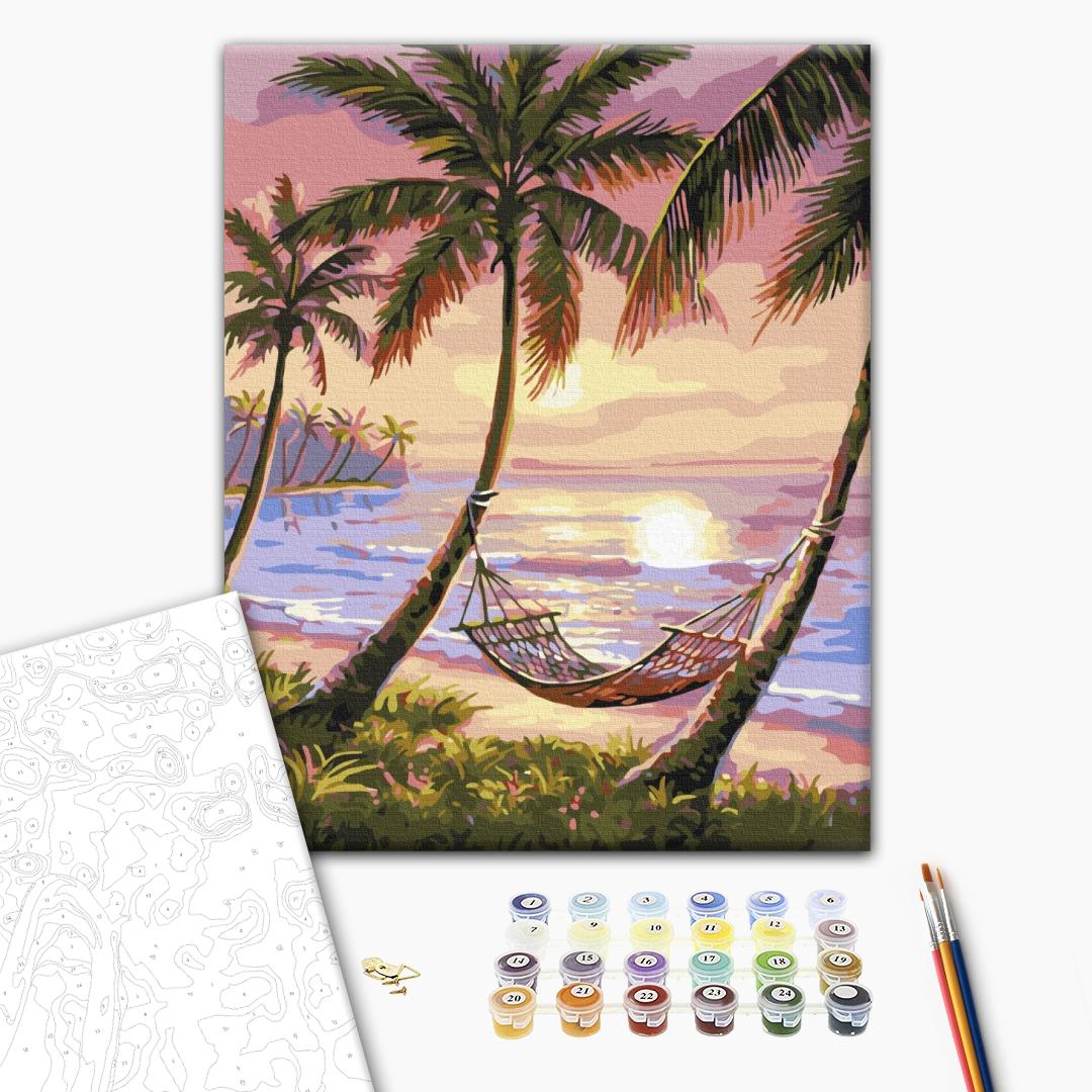 Malen nach Zahlen - Relaxation in paradise