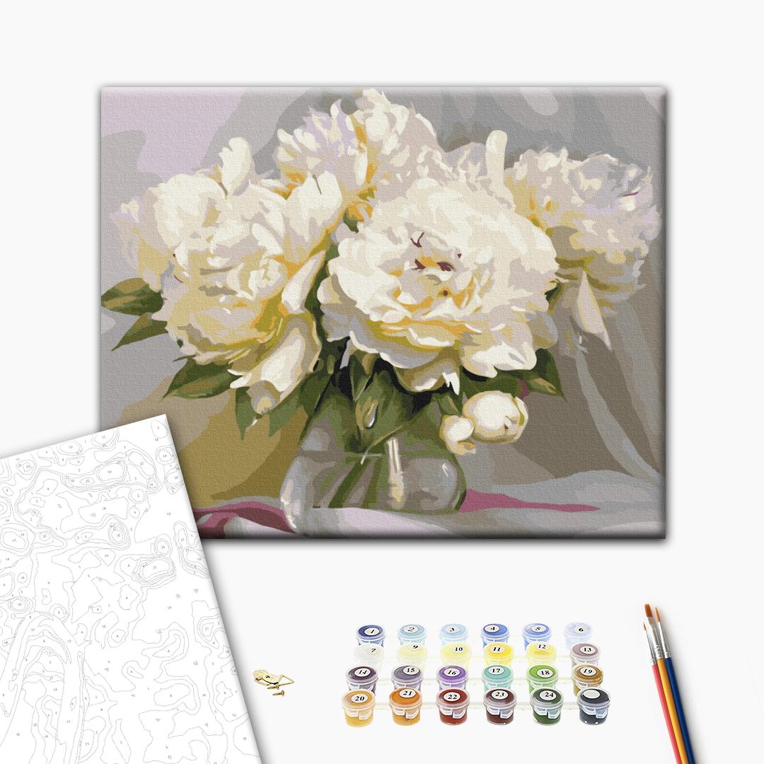 Malen nach Zahlen - Innocent peonies