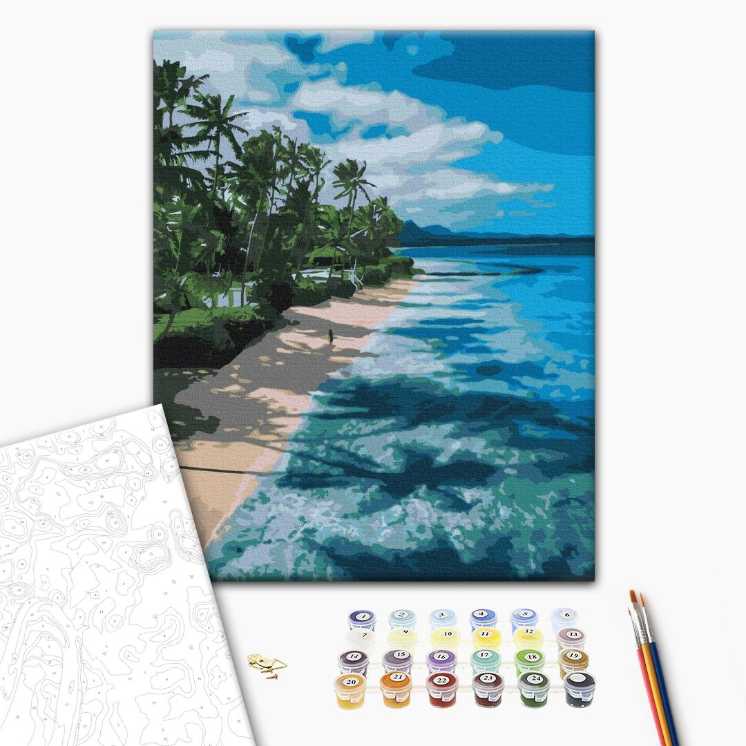 Malen nach Zahlen - Paradise beach
