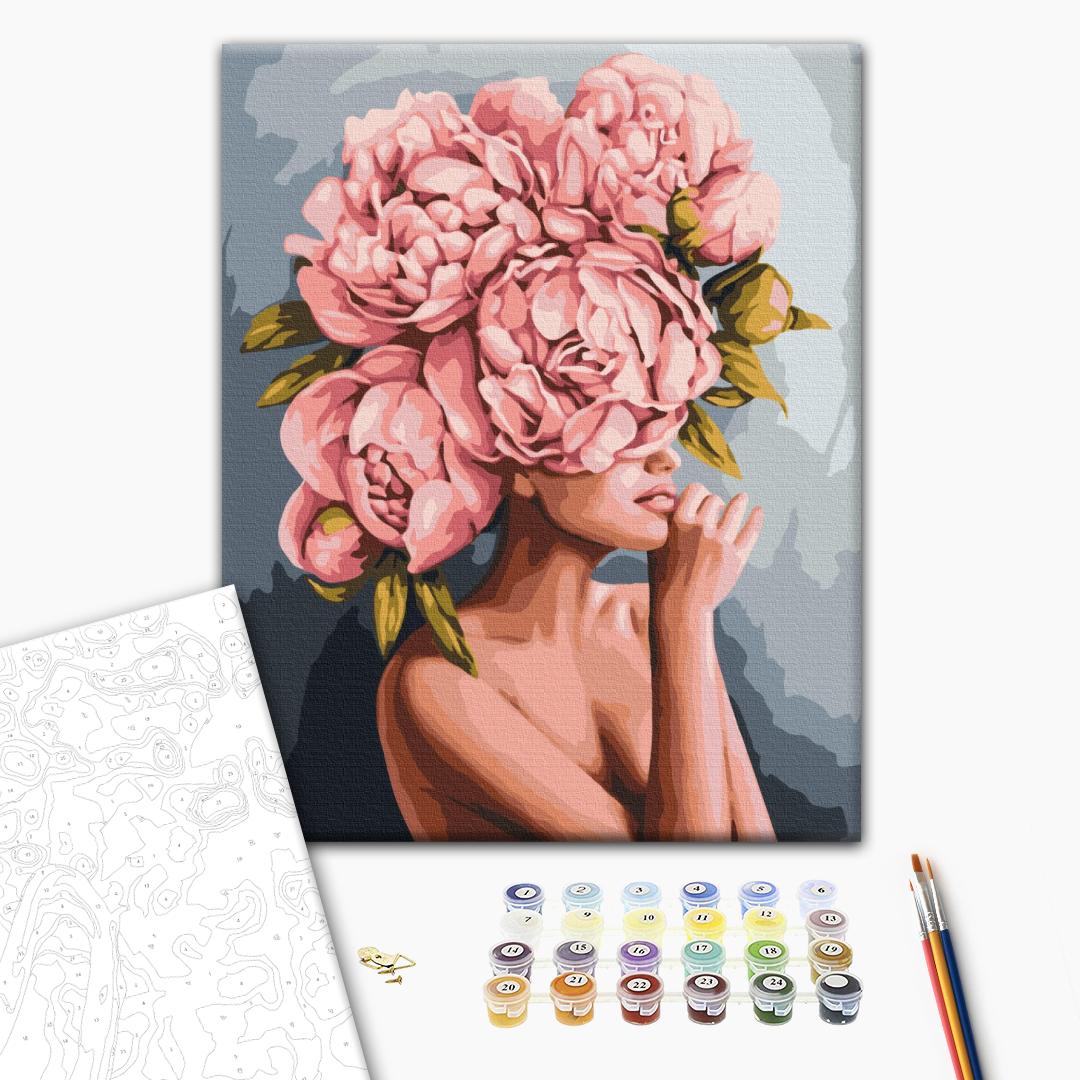 Malen nach Zahlen - Queen of peonies