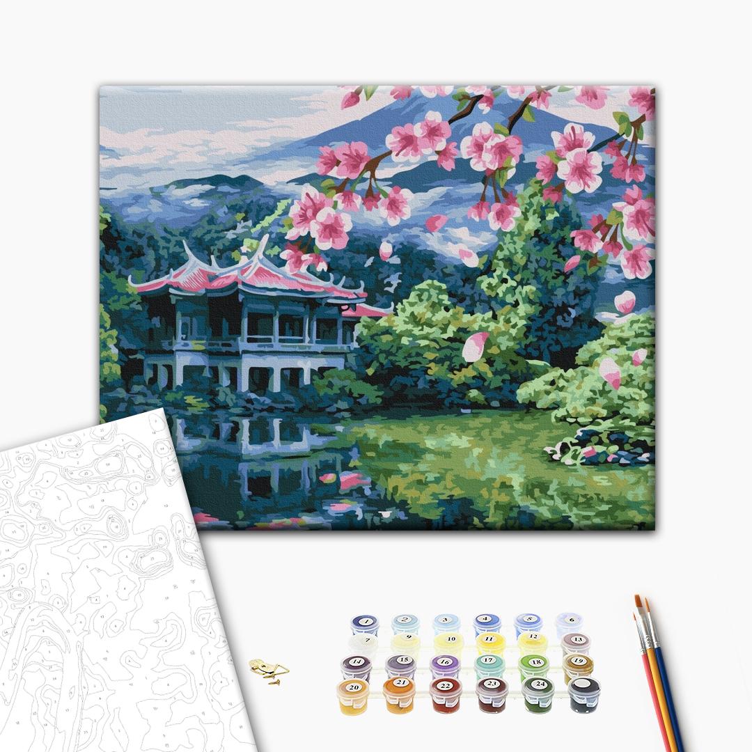 Malen nach Zahlen - The scent of spring in Japan
