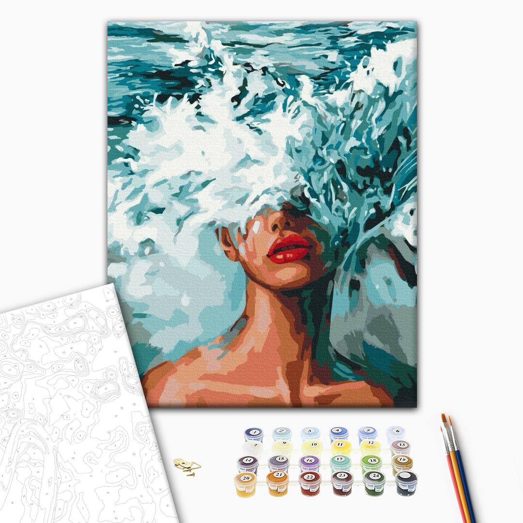 Malen nach Zahlen - Queen of the ocean