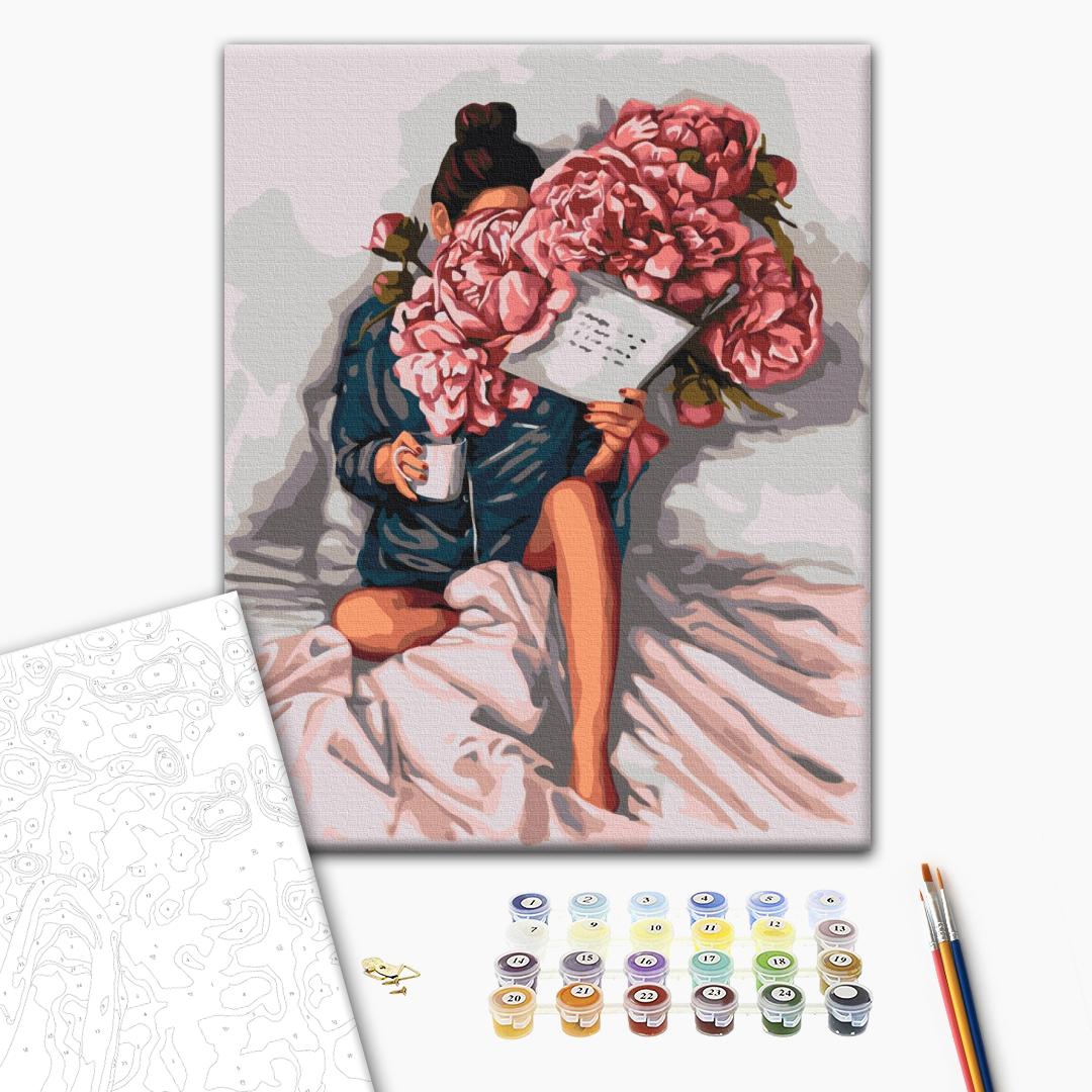 Malen nach Zahlen - Peony stories
