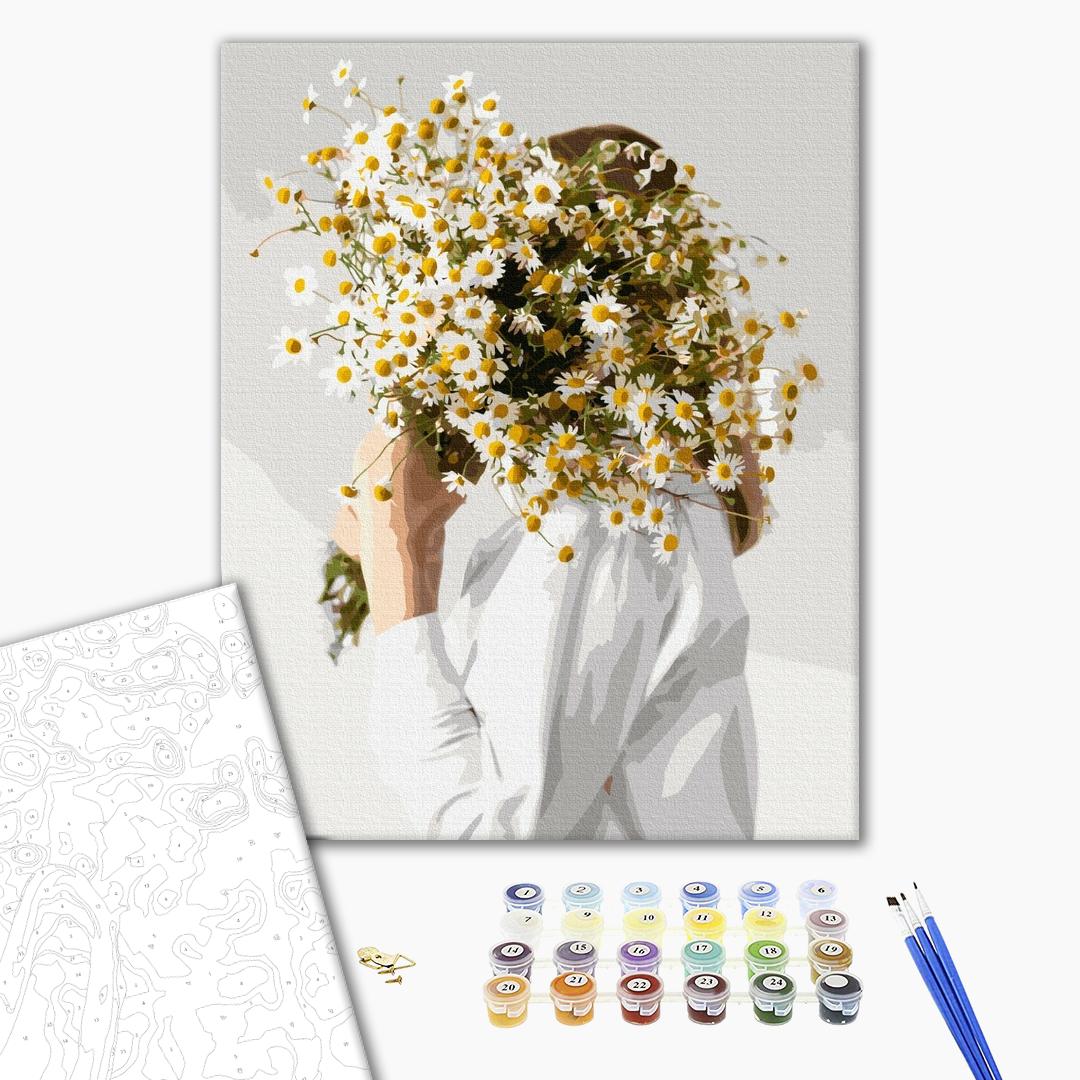 Malen nach Zahlen - Chamomile fan
