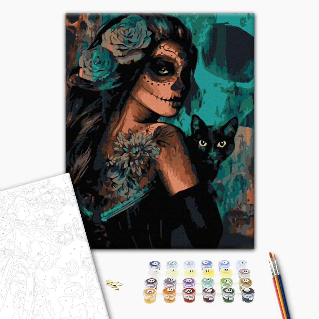 Malen nach Zahlen - Halloween celebration