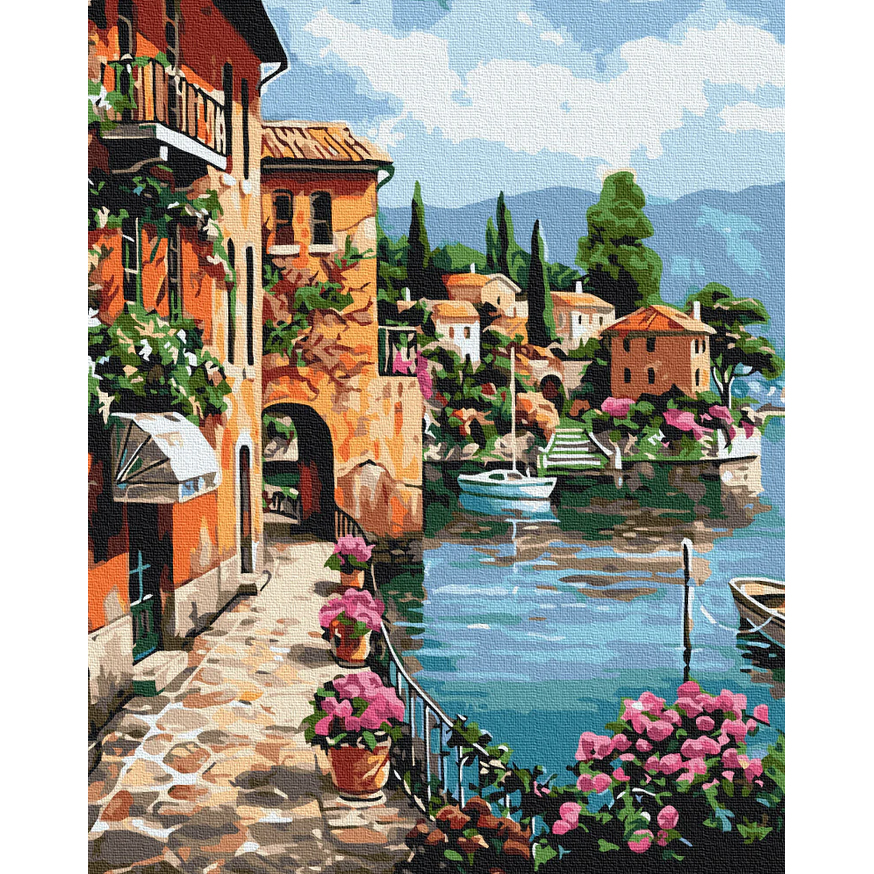 Malen nach Zahlen - In the sun of Positano