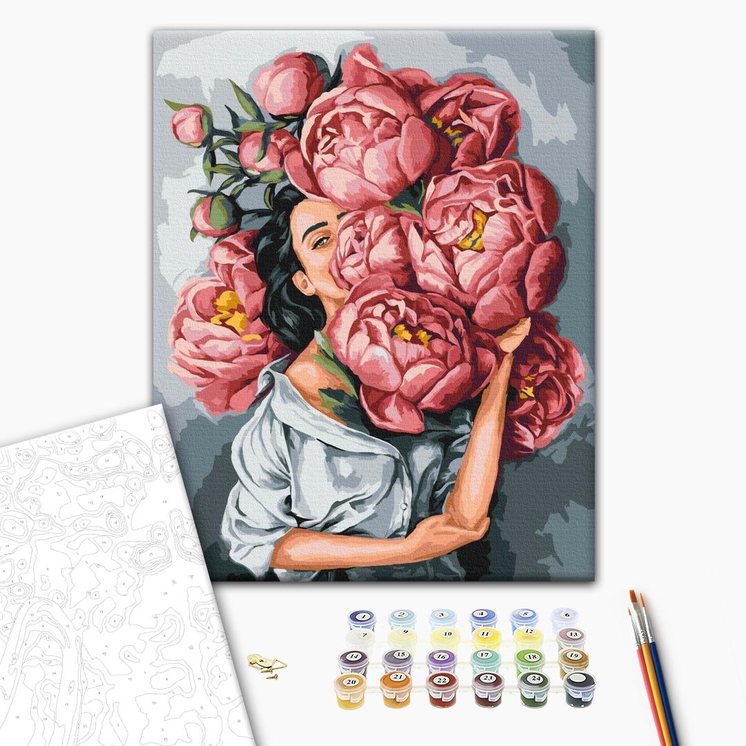 Malen nach Zahlen - Flower lover