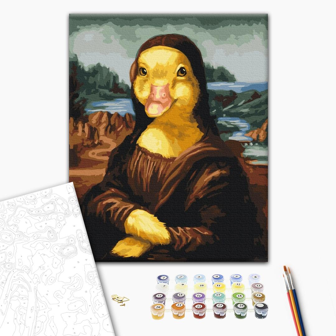 Malen nach Zahlen - Lisa the duck