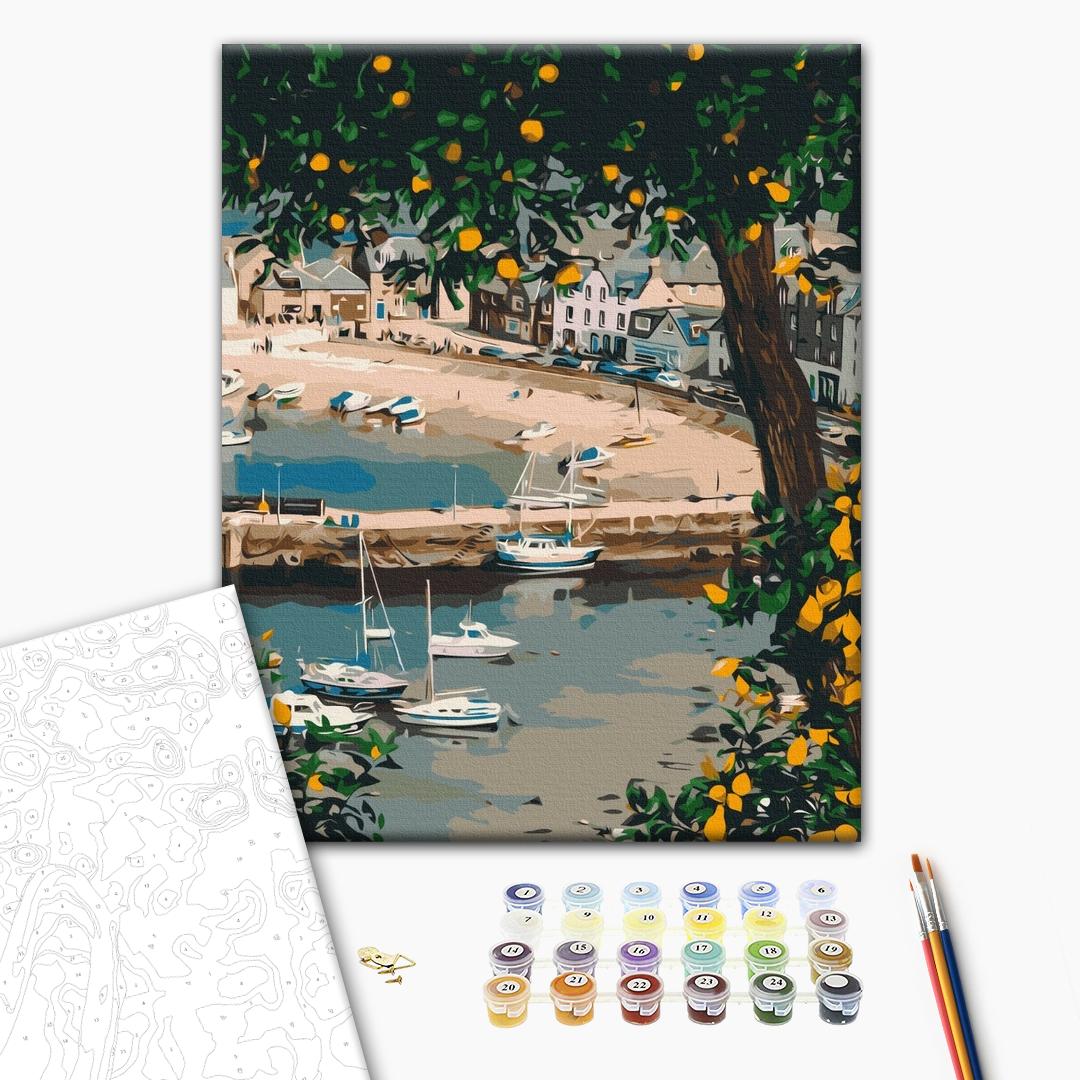 Malen nach Zahlen - Picturesque bay