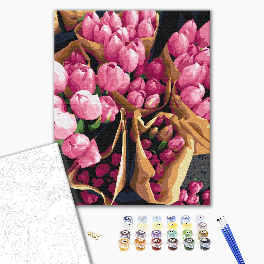 Malen nach Zahlen - Flowers of Holland