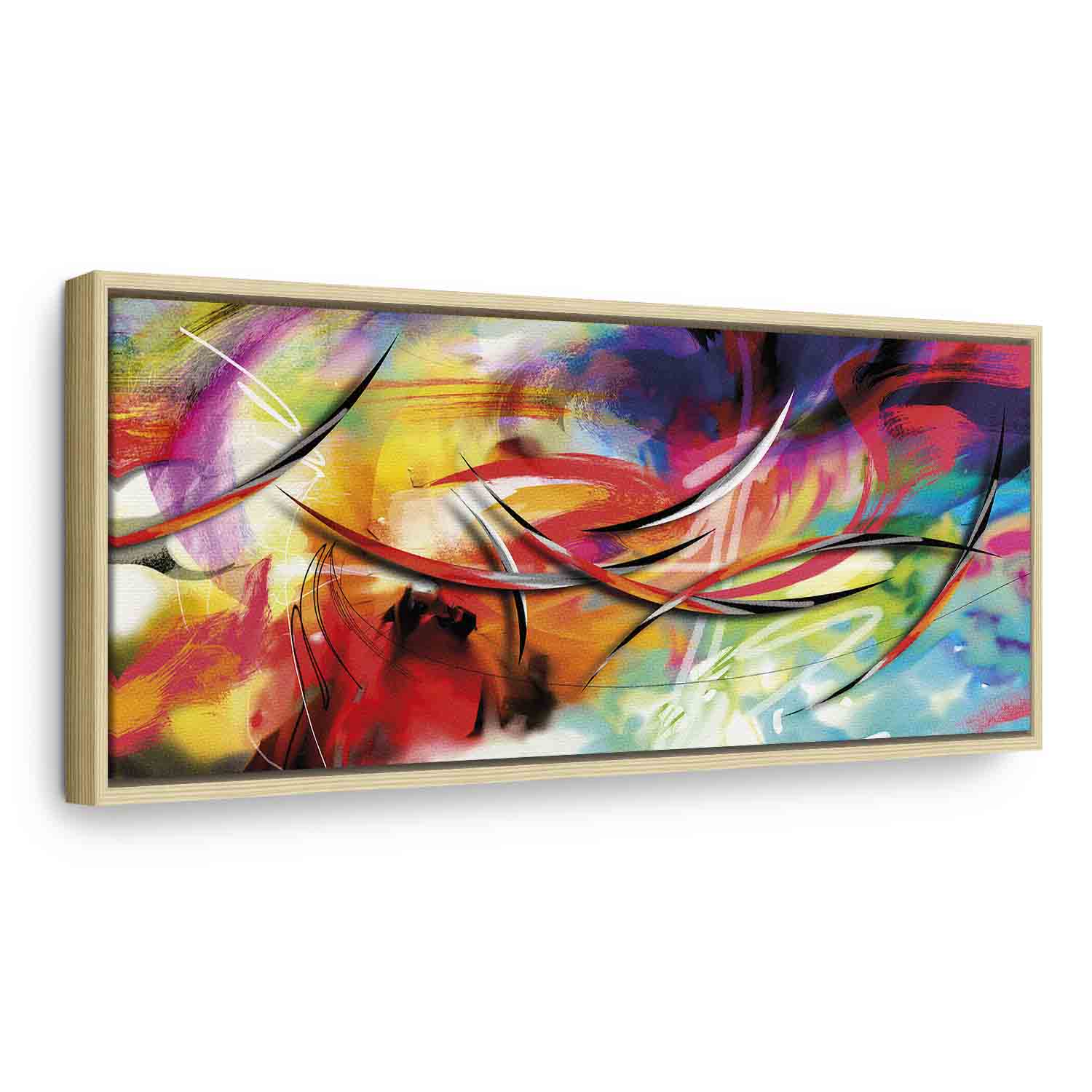 Leinwandbild - Dance of the rainbow