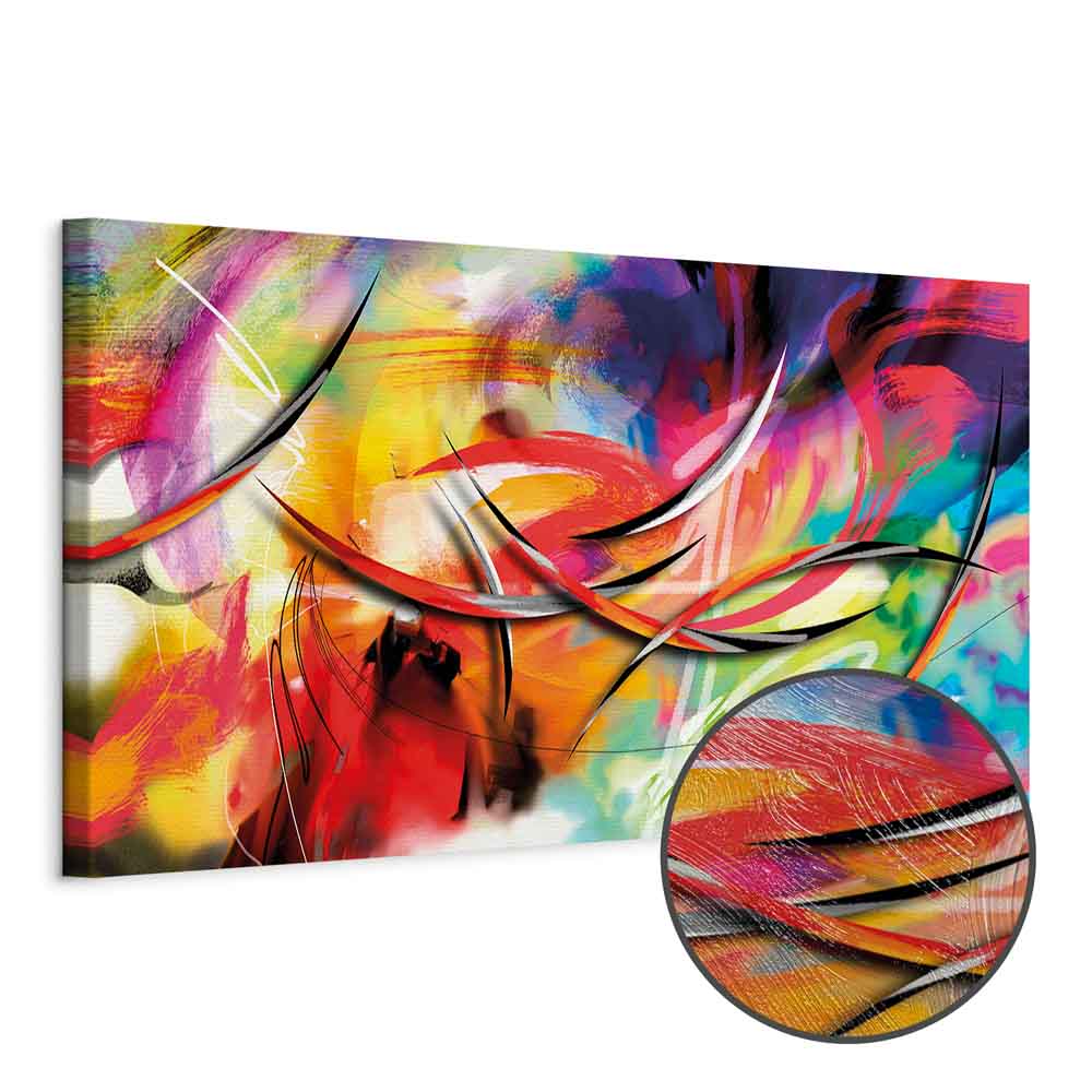 Leinwandbild - Dance of the rainbow