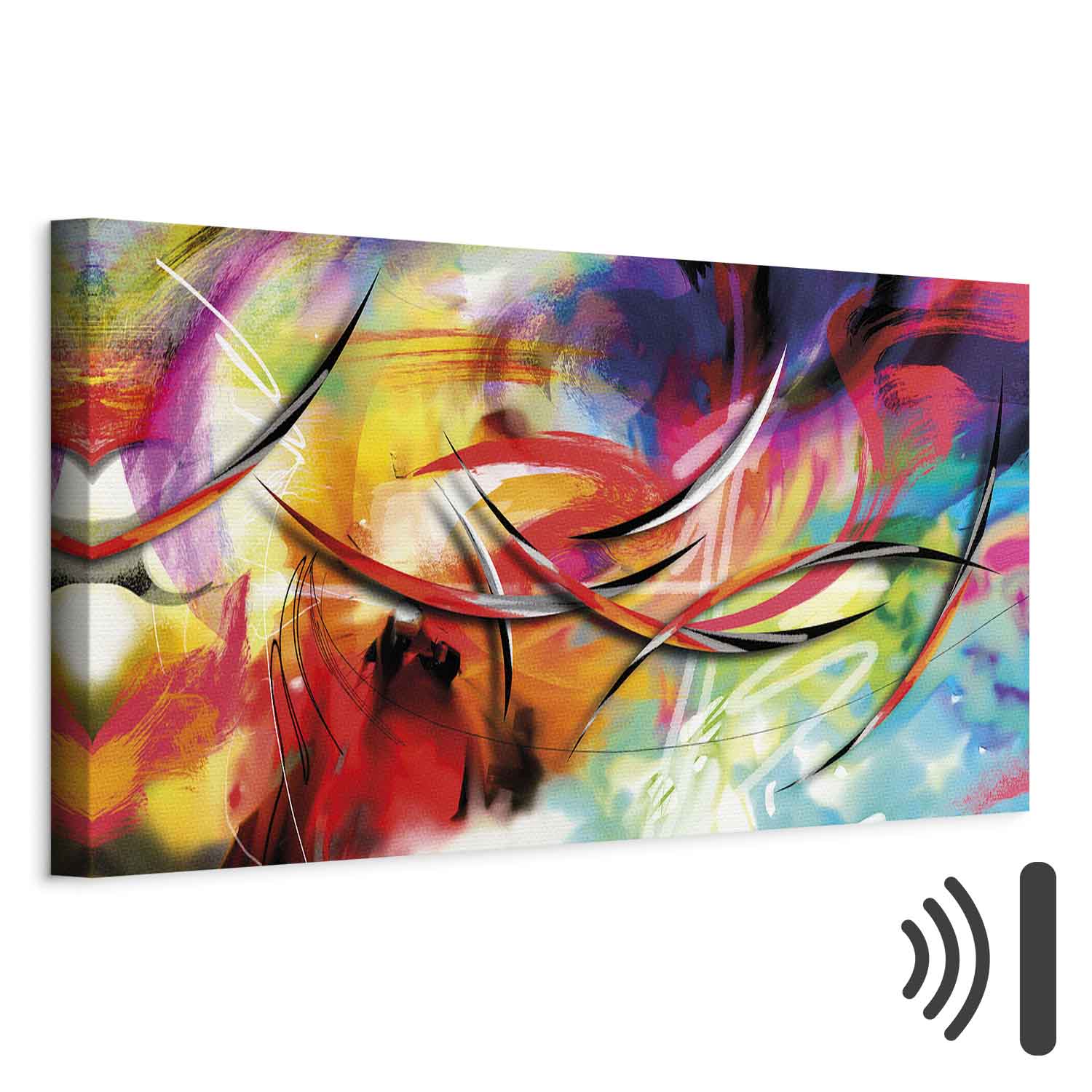 Leinwandbild - Dance of the rainbow