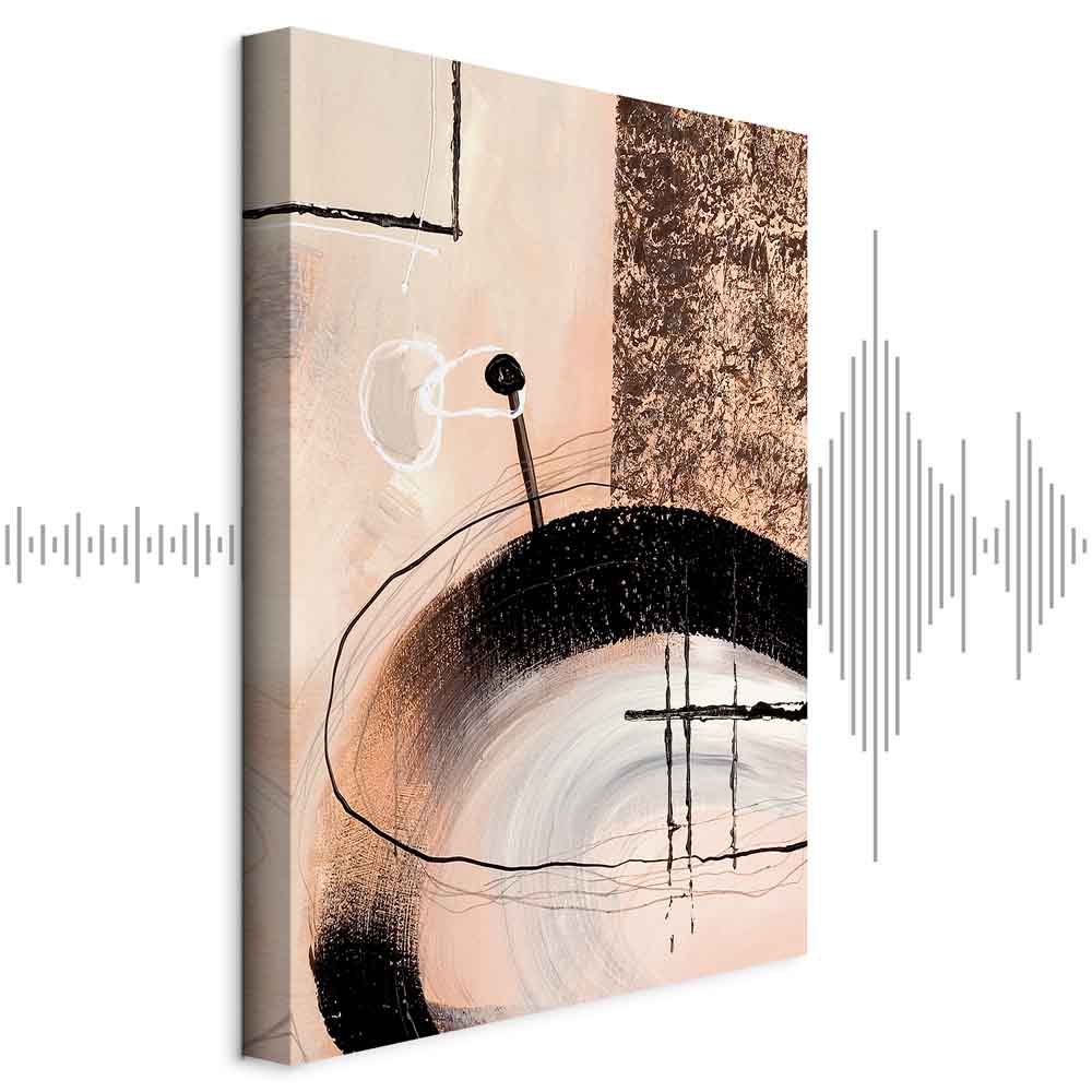 Leinwandbild - Art of Shapes (1-part) - Hand-Painted Abstract Artwork