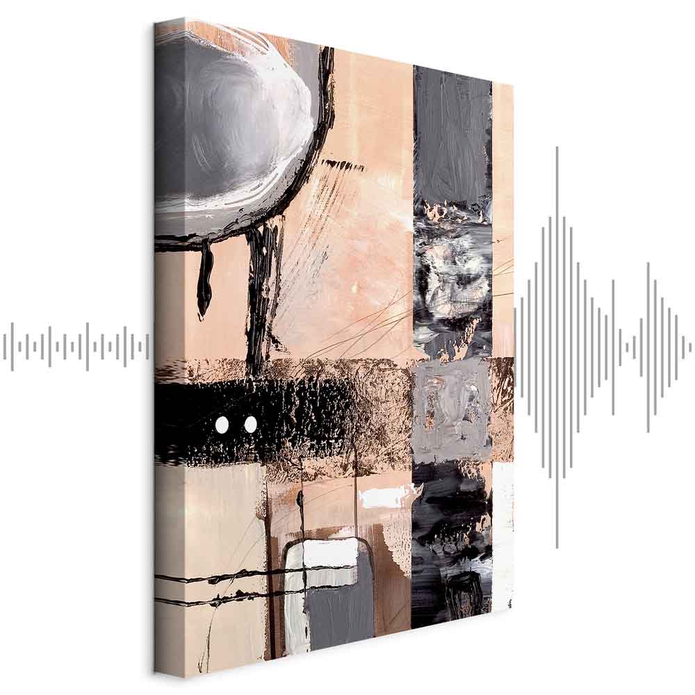 Leinwandbild - Enchanted Visions (1-part) - Artistic Background in Abstract Form