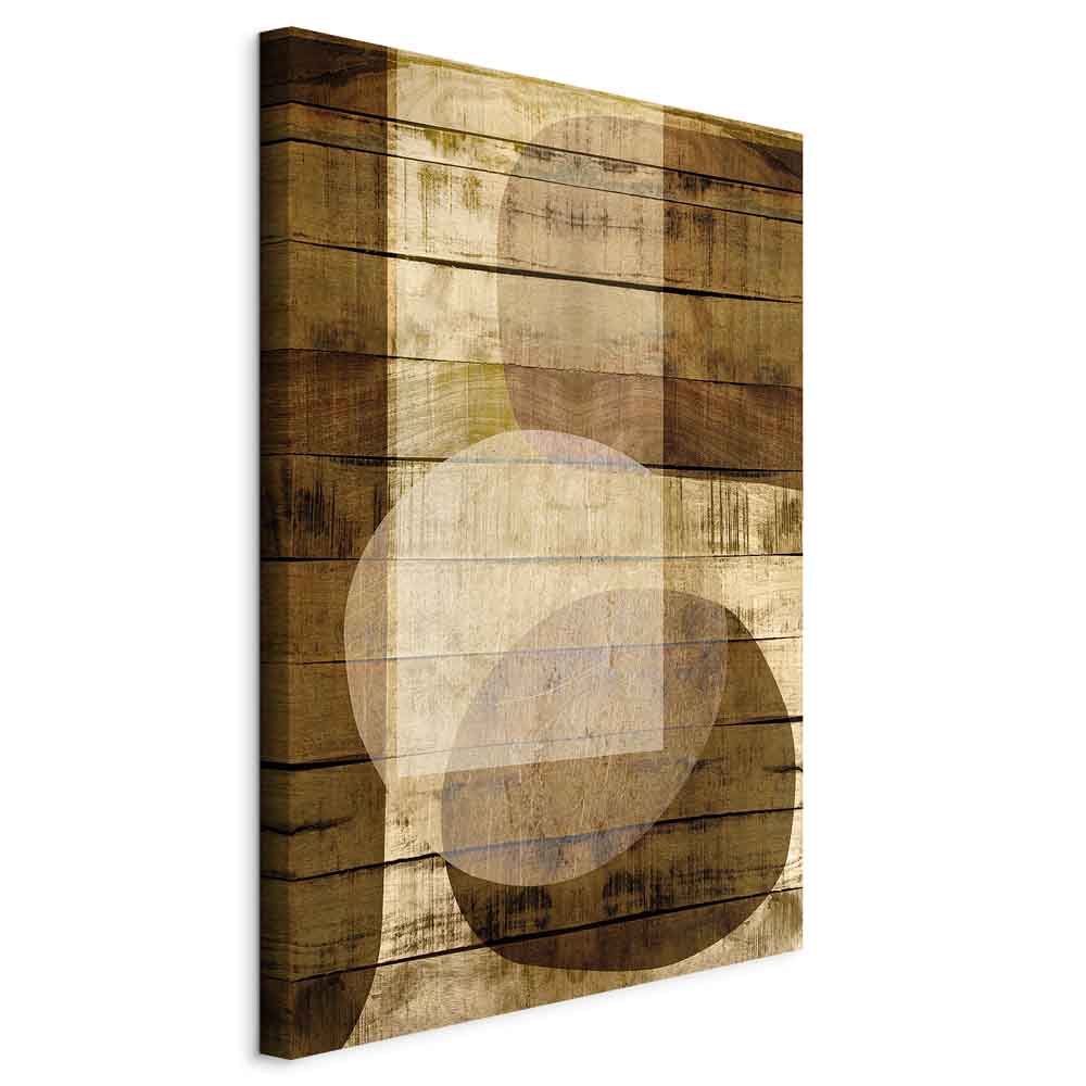 Leinwandbild - Golden Chocolate (1 Part) Vertical
