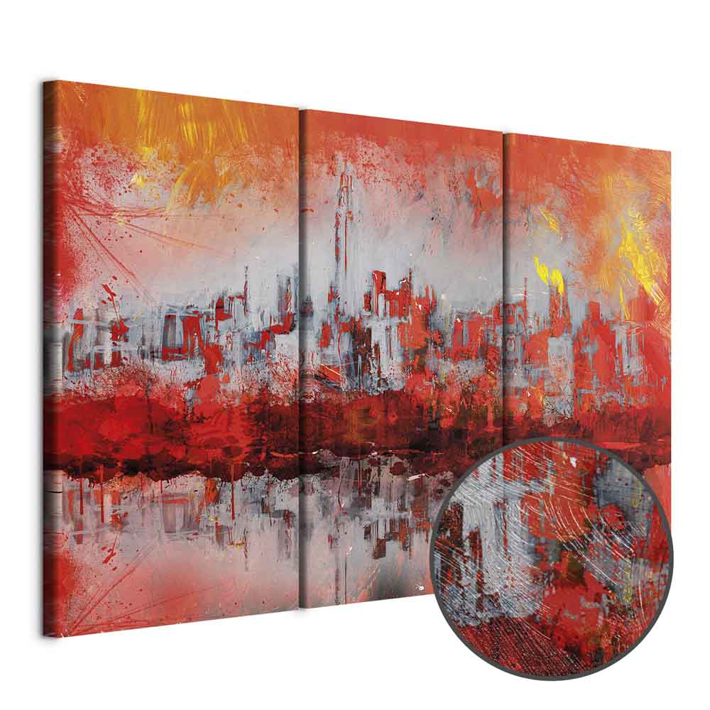 Leinwandbild - New York Sunset (3 Parts)