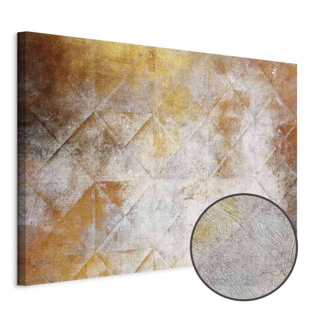 Leinwandbild - Golden Modernism (1 Part) Wide