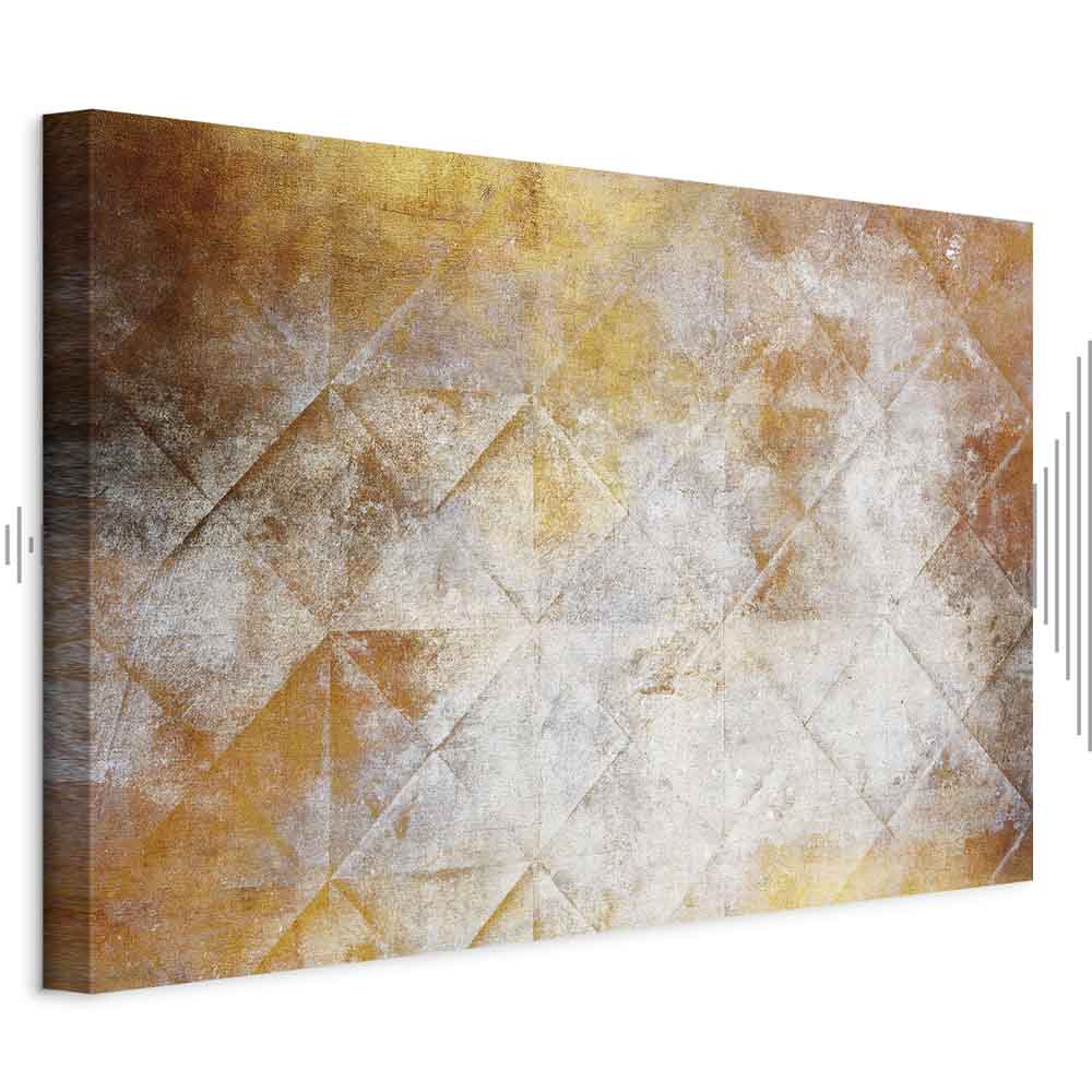 Leinwandbild - Golden Modernism (1 Part) Wide