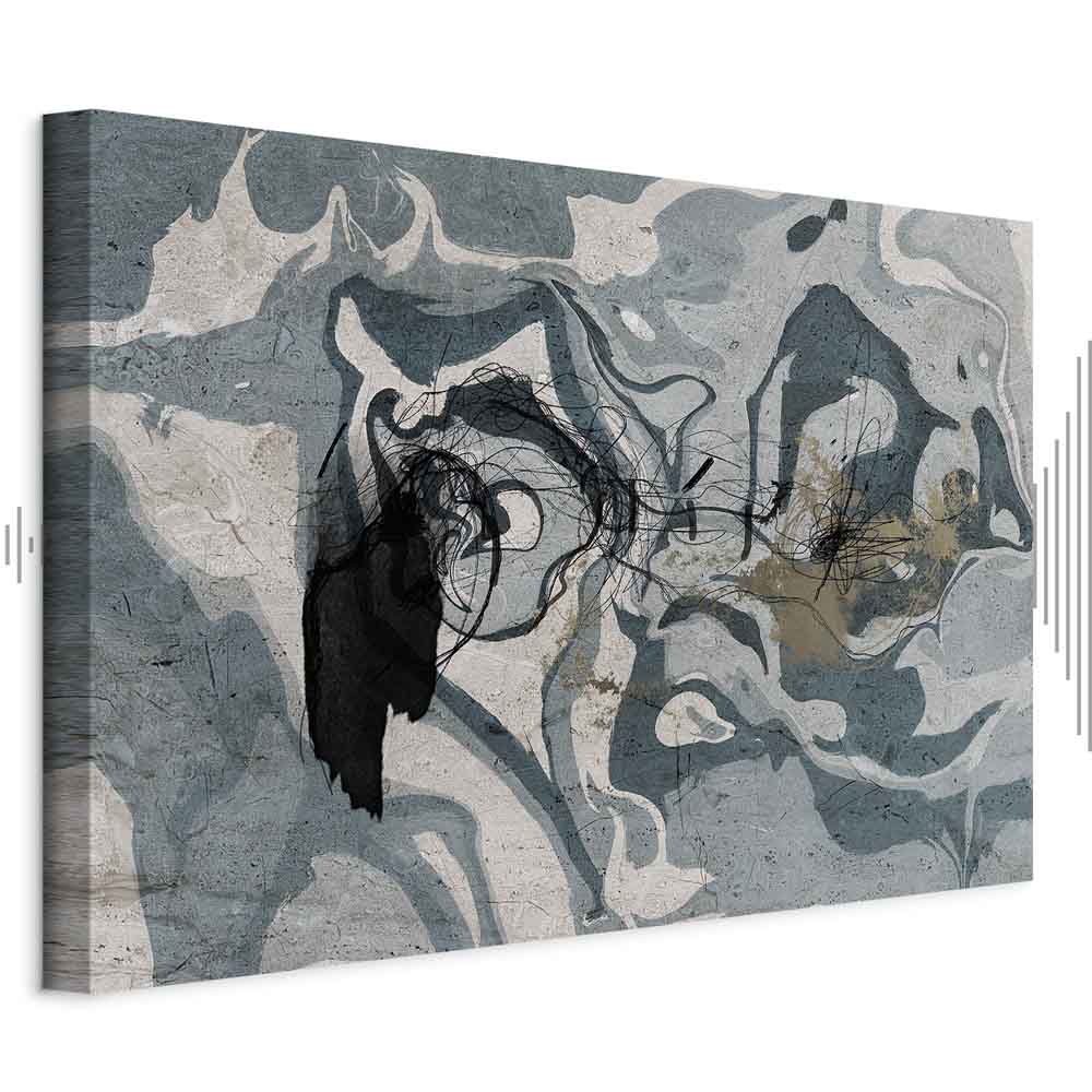 Leinwandbild - Marbled Reflection (1 Part) Wide