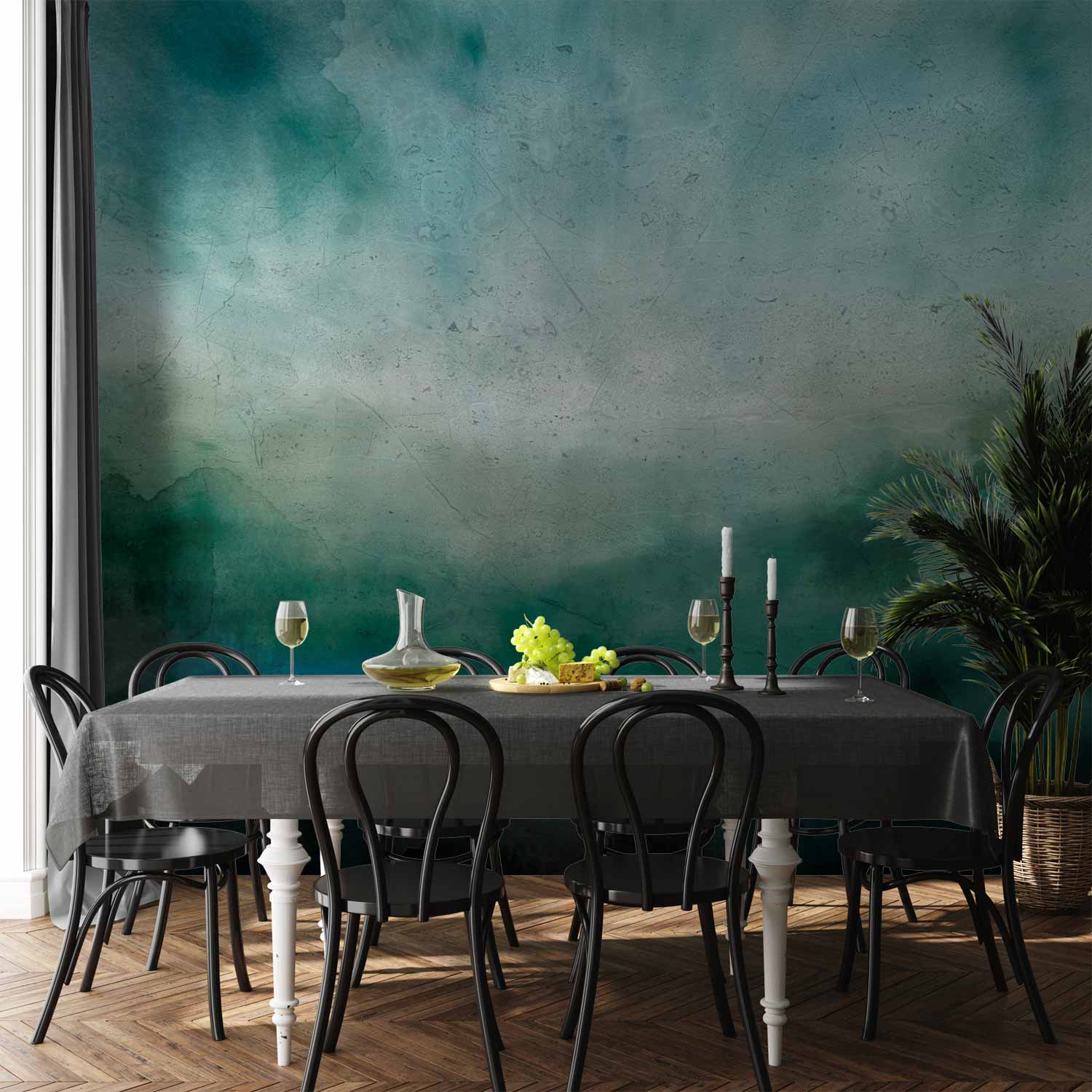 Fototapete - Malachite Landscape