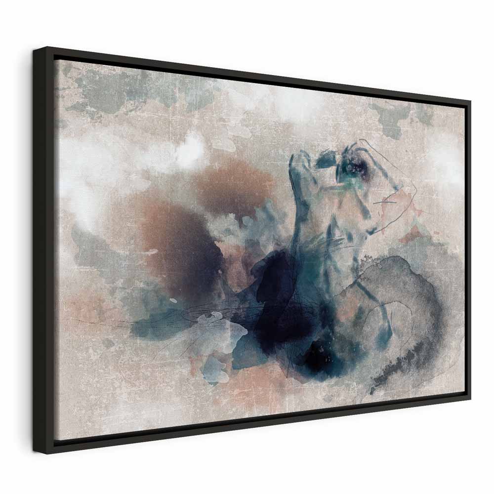 Leinwandbild - Thoughtful in Blue