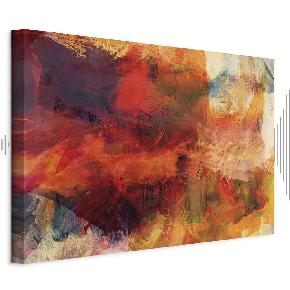 Leinwandbild - Explosion of Wild Colors (1 Part) Wide