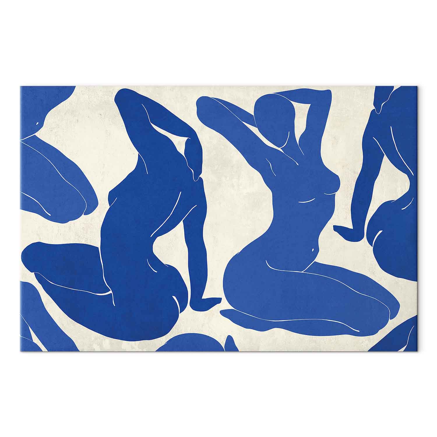 Leinwandbild - Blue femininity