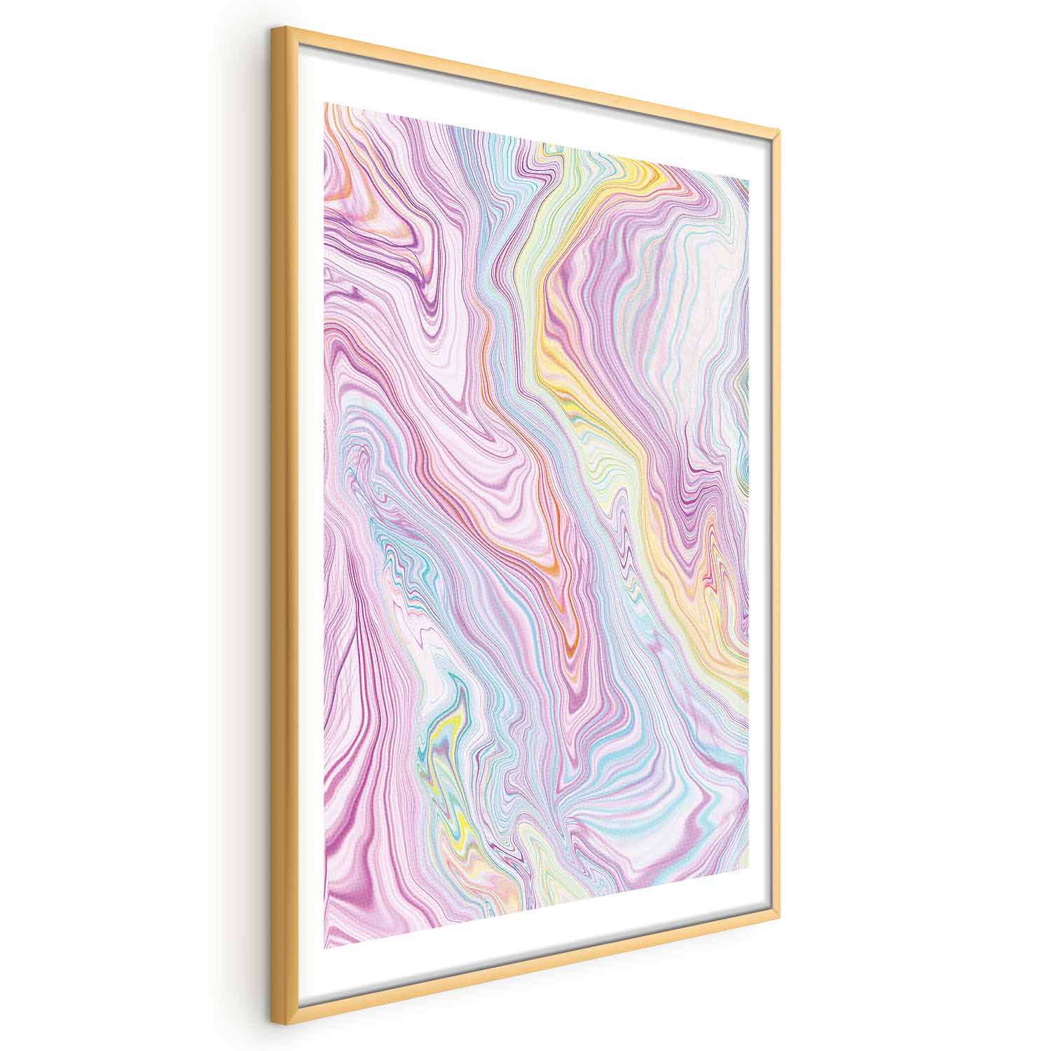 Poster - Colorful Dream - abstract shapes in pastel shades