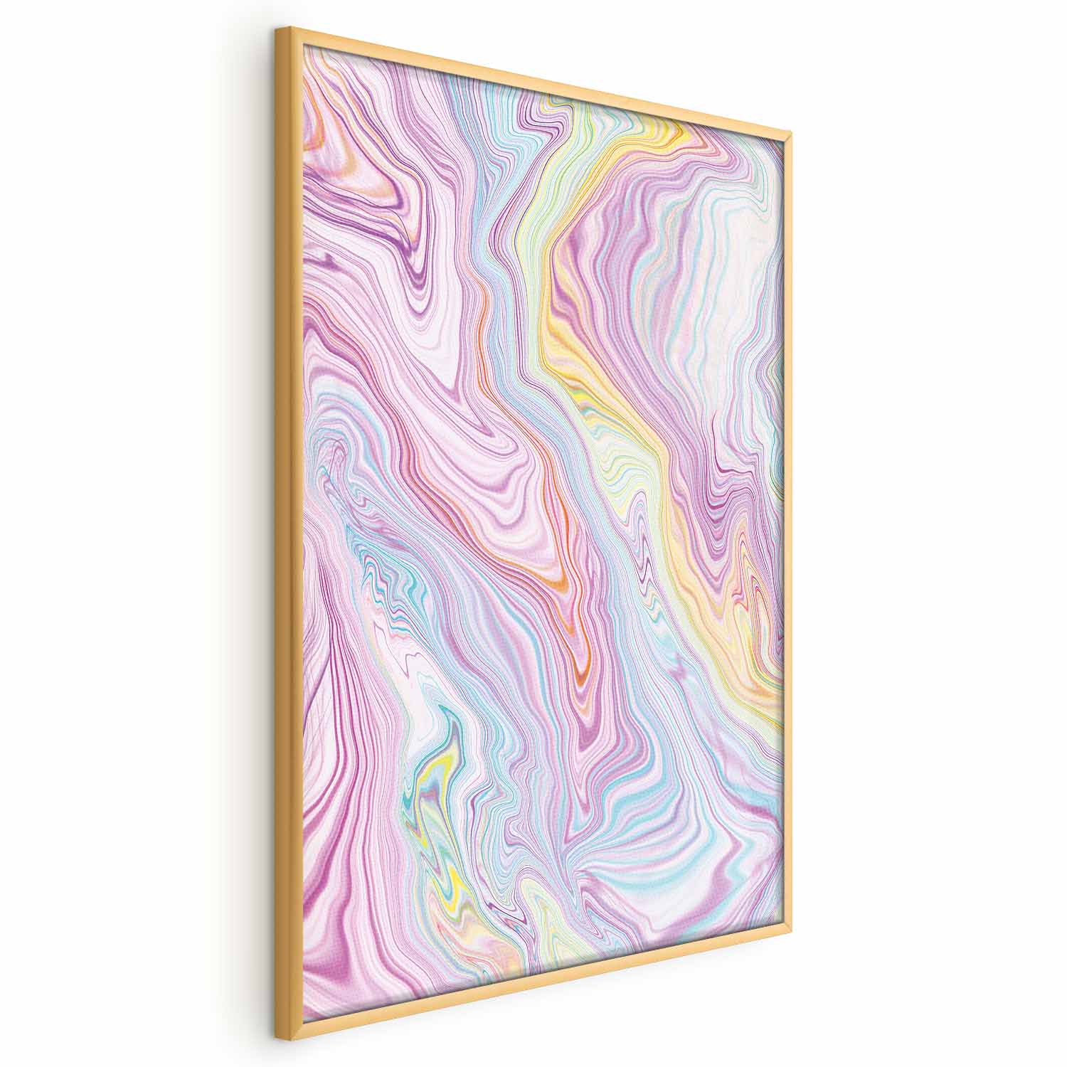 Poster - Colorful Dream - abstract shapes in pastel shades