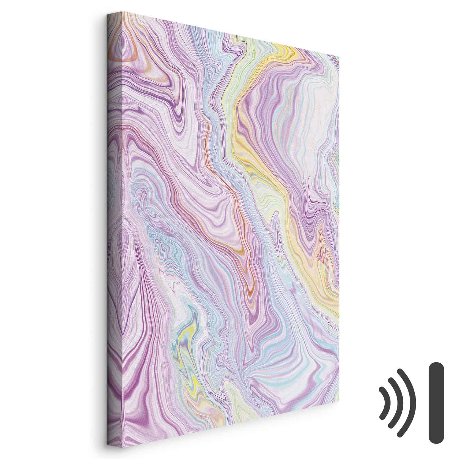 Leinwandbild - Colorful Dream - Abstract Shapes in Pastel Colors