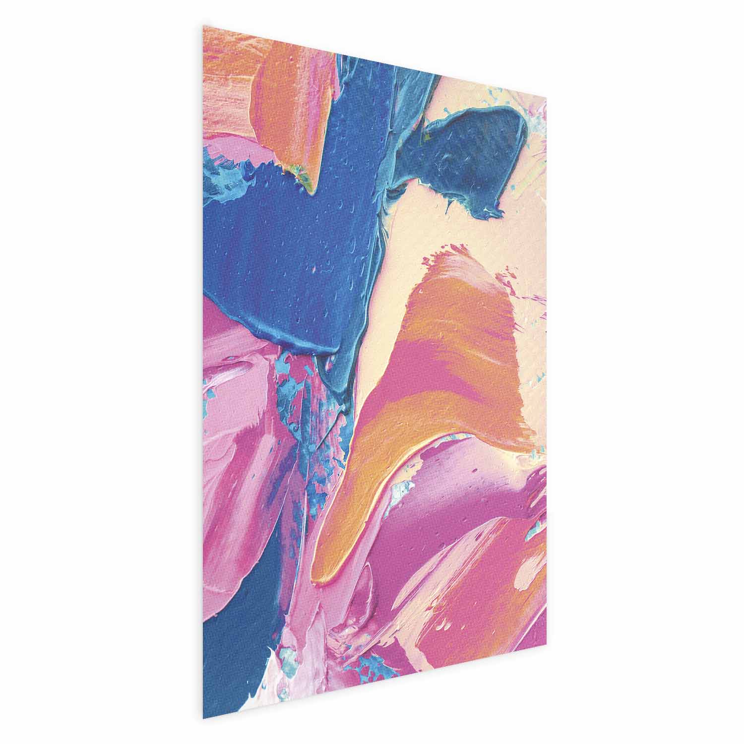 Poster - Colorful Expression - strong contrasts in an energetic composition