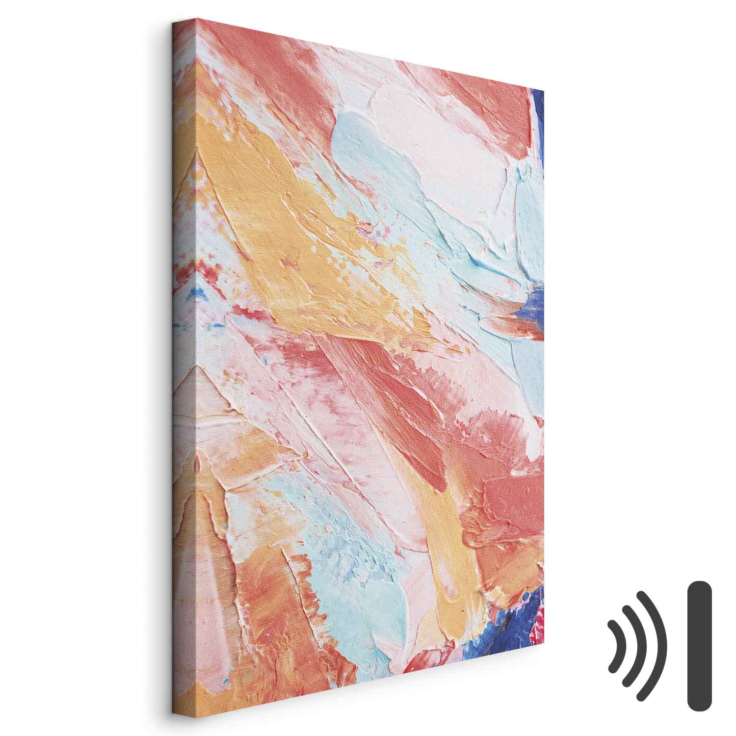 Leinwandbild - Spring Shades - A Colorful Mix of Warm and Cool Tones on Canvas