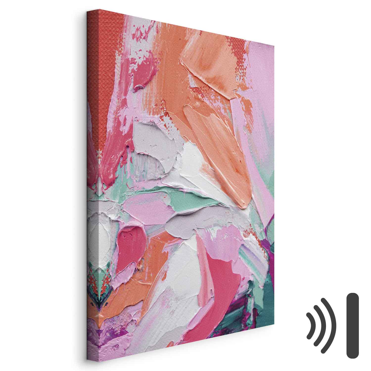Leinwandbild - Energetic Colors - Abstract Composition with Intense Colors