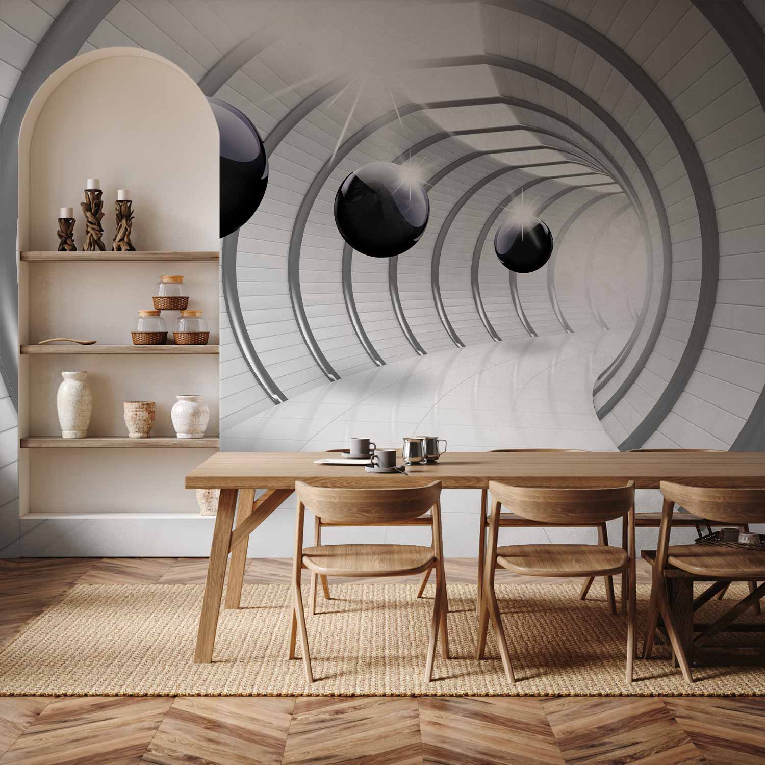Fototapete - Futuristic Tunnel