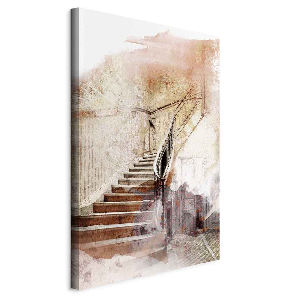 Leinwandbild - Secret Stairs (1 Part) Vertical