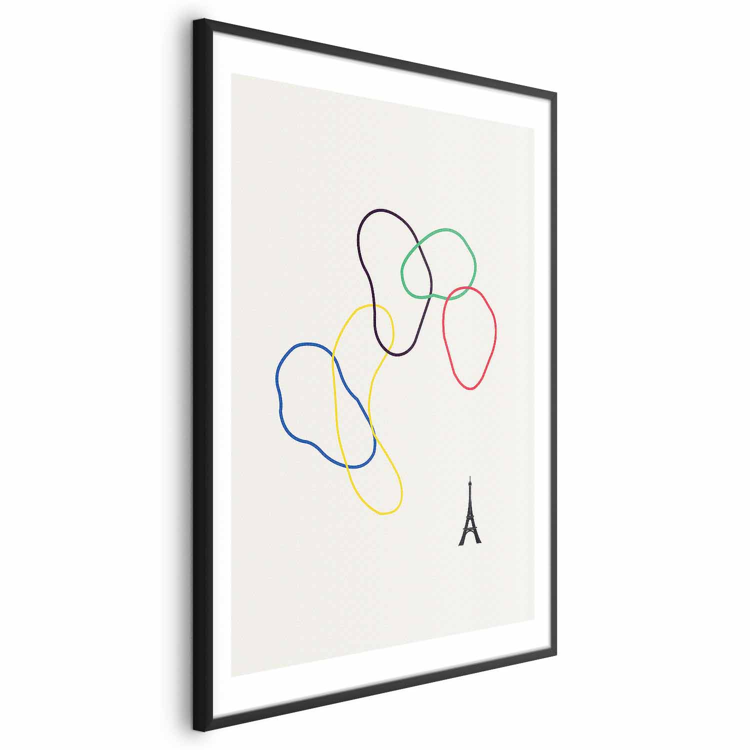 Poster - Colorful Circles - digital graphic - minimalism