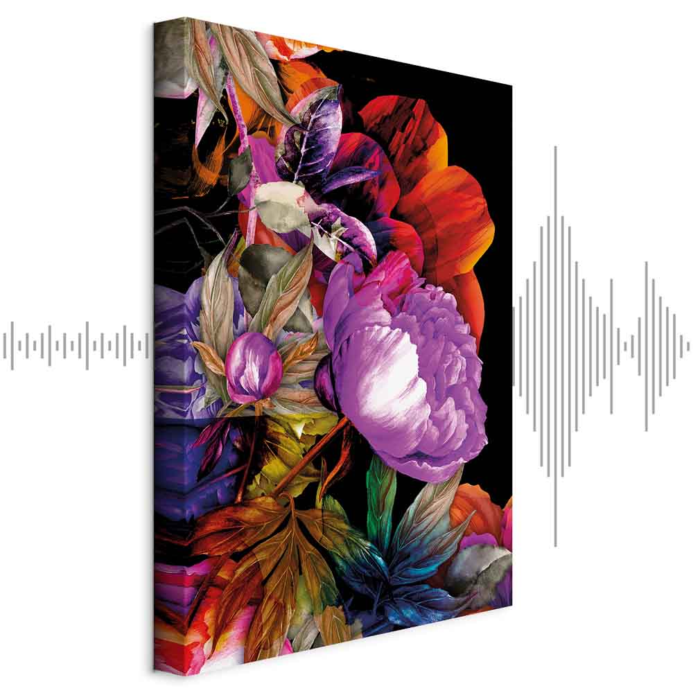 Leinwandbild - Nature in Summer Hues (1-part) - Flower Garden of Inspiration